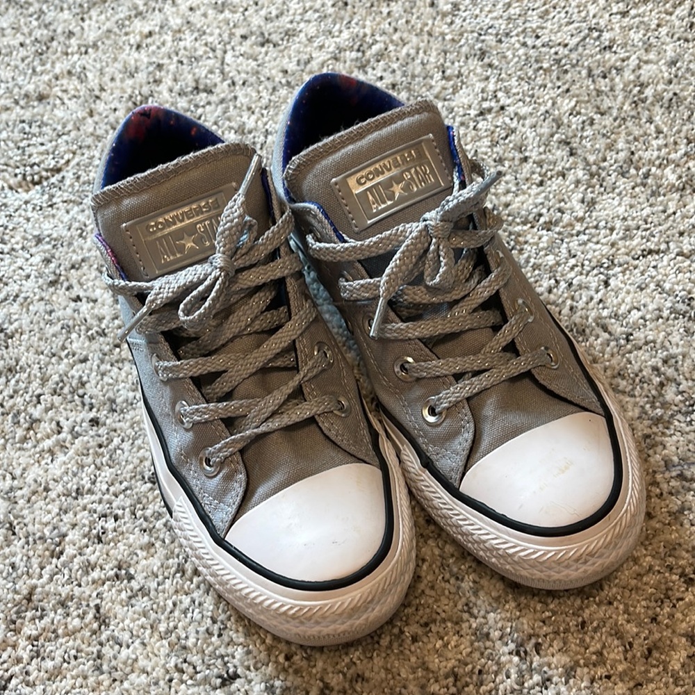 Converse Chuck Taylor All Star Low Top Women's Shoes Grey/Galaxy US Size 6.5